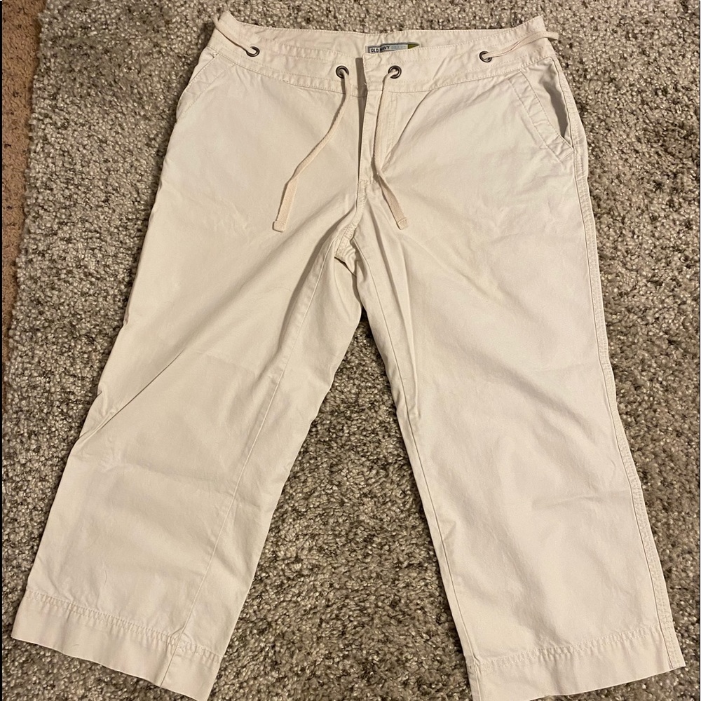 Tan Cropped Pants
